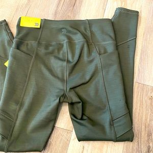 All in Motion Olive Cargo leggings